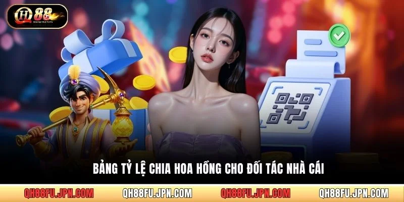 Bảng tỷ lệ chia hoa hồng cho đối tác nhà cái