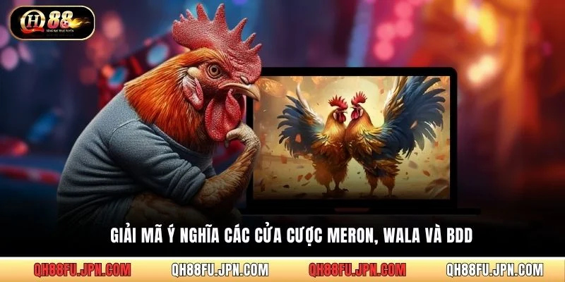 Giải mã ý nghĩa các cửa cược Meron, Wala và BDD