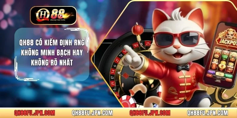 QH88 Có Kiểm Định RNG Không Minh Bạch Hay Không Rõ Nhất