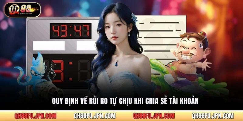 Quy định về rủi ro tự chịu khi chia sẻ tài khoản