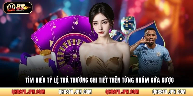 Tìm hiểu tỷ lệ trả thưởng chi tiết trên từng nhóm cửa cược